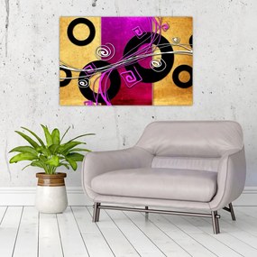 Tablou abstracției (90x60 cm)