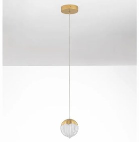 Lustra, Pendul modern LED ALICIA auriu
