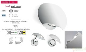 Aplica de perete LED ambientala alba, SWING 62113