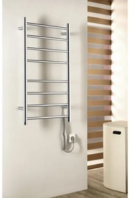 Portprosop electric Sapho REDONDO 75W/230V 90 cm crom lucios rotund