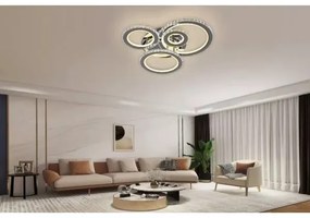 Lustră LED dimabilă aplicată LED/120W/230V 3000-6500K + telecomandă