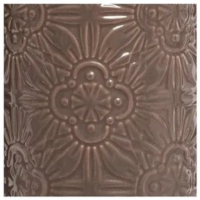 Vaza Ceramica Alb&amp;Maro H25 cm