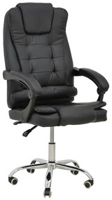 Scaun Directorial Toronto Piele Ecologica Negru
