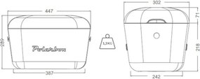 Cutie termoizolantă galbenă 20 l Pop – Polarbox