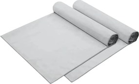 vidaXL Prosoape pentru șezlong 2 pcs Gri 210 x 75 cm