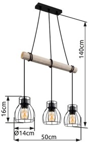 Lustra suspendata design modern MINA 3L