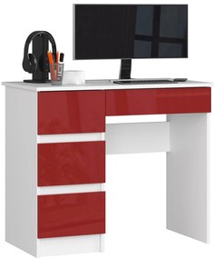Masă PC Benicio II (Roșu lucios) (S). 1069641