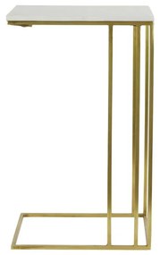 Măsuță auxiliară cu blat cu aspect de marmură 31x41 cm Roshan – Light &amp; Living