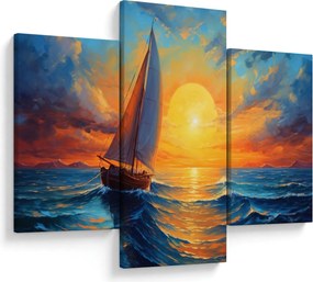 Tablou - Sailboats (90x60 cm)