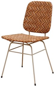 Scaun dining, maro, din rattan, Sayang