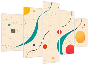 Tablou - Ilustrație colorată minimalistă (150x105 cm)