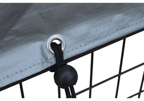 Volieră pentru câine, antracit / gri deschis, SOBKY TIP 2