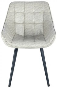 Set 2 scaune Demi gri/negru