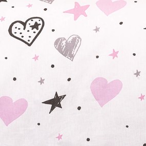 Lenjerie de pat din bumbac 4Home Little heart, 140x 200 cm, 70 x 90 cm, 140 x 200 cm, 70 x 90 cm