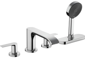 Baterie cada culoare crom lucios cu 4 orificii si sBox, Hansgrohe Vivenis Crom lucios