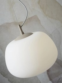 Pendul design decorativ Sapporo L sand/alb