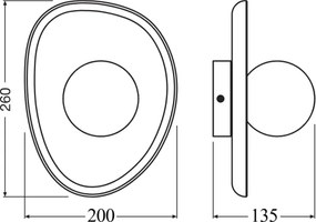 Osram - Aplică de perete ACACIA NEST 1xG9/5W/230V acacia