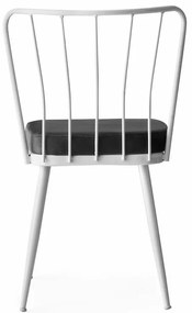 Set de scaune de sufragerie Yildiz White, 2 bucăți
