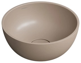 Omnires Shell M+ lavoar 35x35 cm rotund sub blat maro bej SHELL350UNDB