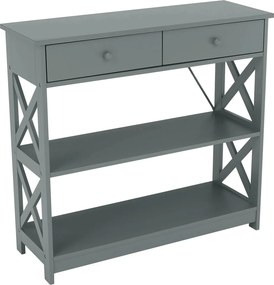 Consola LOMIR, gri, 87x30x80 cm