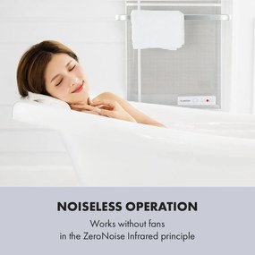 Klarstein Hot Spot Wave, încălzitor cu infraroșu, 51 x 80 cm, 20 m², 1000 W, fără trepte, IP24, aluminium