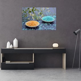 Tablou cu sarea de mare colorată (90x60 cm)