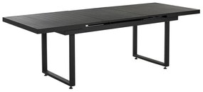 Set mobilier de grădină Valerian/Tavia (Negru + gri + maro) . 1076306