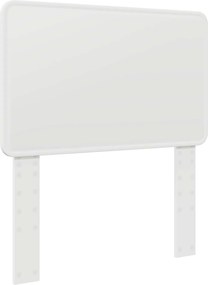 vidaXL Tăblie cap Alb 90 cm Lemn compozit