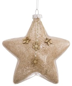 Ornament de Crăciun din sticlă Marron – Casa Selección