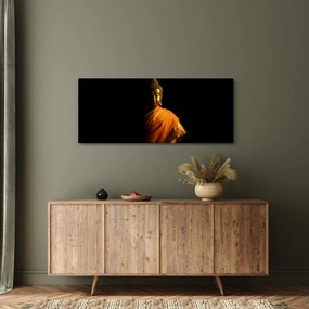 Tablou - Statuia lui Buddha de aur (120x50 cm)