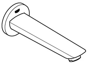 GROHE 13255001 - Scurgere pentru cadă Bau Cosmopolitan 171 mm crom lucios