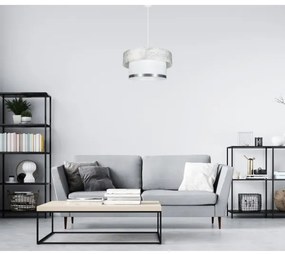 Lustră pe cablu RESSA 1xE27/60W/230V crem