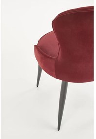 Scaun de bucaterie Rilla, visiniu / negru