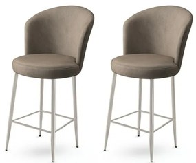 Set de scaune de bar Alte Cappuccino, 2 bucăți, 2 buc.