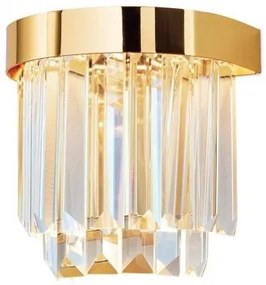 Aplica LED design LUX PRISM, 24K gold plated