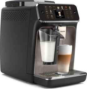 Espressor automat Philips EP5549/70 LatteGo, 1500 W, 15 bar, 1,8 l, 20 bauturi, Rasnita ceramica cu 12 trepte, TFT, AquaClean, SilentBrew, AromaExtract, ExtraShot, Negru/Bej