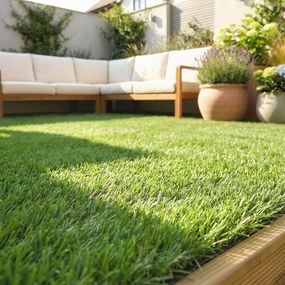 Outsunny Gazon sintetic din 22 piese Covor gazon artificial 30x30 cm cu înălțimea ierbii 25 mm drenaj automat verde | Aosom Romania