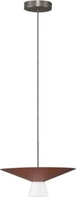 Lustra LED suspendata BARIS Rust Brown 38cm