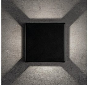 Kanlux 39182 - Aplica de perete LED pentru exterior REFAZI LED/6W/230V IP54, neagră