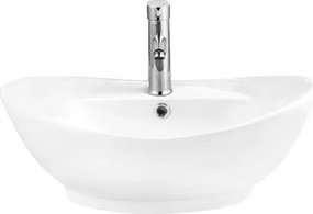 Mexen Kiara chiuvetă deasupra blatului 59 x 40 cm, albă - 21645900
