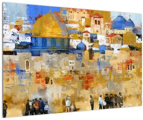 Tablou - Zidul plângerii, Ierusalim, Israel (90x60 cm)