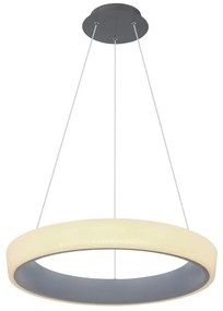 Lustra suspendata LED dimabila cu telecomanda design modern TABANO antracit 48272H-36 GL