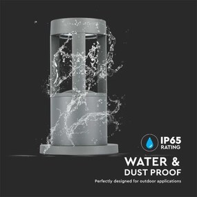 Lampă LED de exterior LED/10W/230V 25cm 6400K IP65 gri