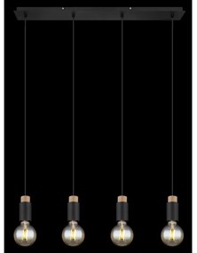 Lustră pe cablu MATTI 4xE27/40W/230V Globo 54045-4H