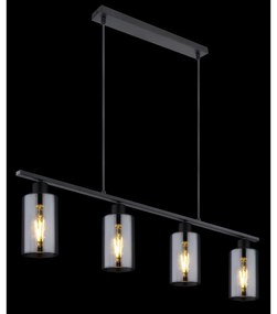 Lustra suspendata design modern HADERA 15465-4H GL