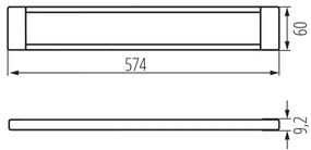 Corp de iluminat LED dimabil pentru mobilier Kanlux 38121 DAXA LED/9W/24V 3000/4000/5500K