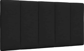 vidaXL Pernă pentru tăblie de pat, Hanko, negru, 100 cm, material textil