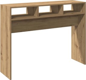 vidaXL Măsuță consolă, stejar artizanal, 105x30x80 cm, lemn prelucrat