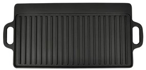 Tava pentru gratar, fonta, 50x23 cm, reversibil