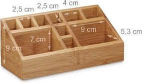 Organizator din bambus cu 10 compartimente TRIANGLE 23x9,5 cm